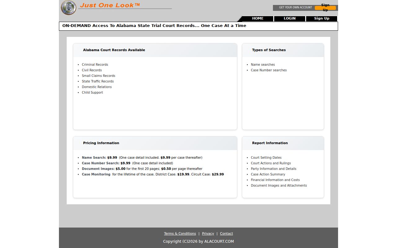 Montgomery County residents directory Alabama court search